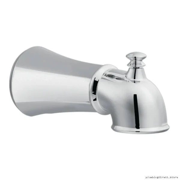 Moen 125753 Tub Spout with Shower Diverter - Chrome Finish, Single Hole Design