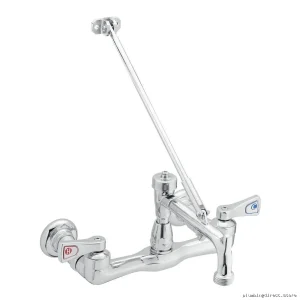 Moen Chrome Wall-Mounted Service Sink Faucet - Durable M-Dura 8124