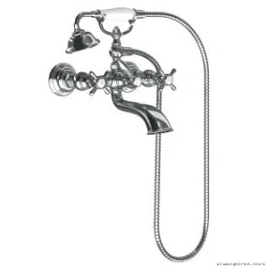Moen Chrome Wall-Mounted Tub Faucet S22105 Weymouth Collection