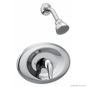 Moen Chateau Chrome Shower Faucet Trim: Temperature Control & Water-Saving Eco Design - TL2368EP
