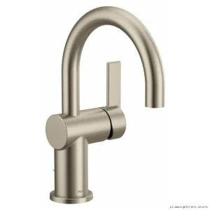 Modern Moen Cia Single Hole Brushed Nickel Faucet