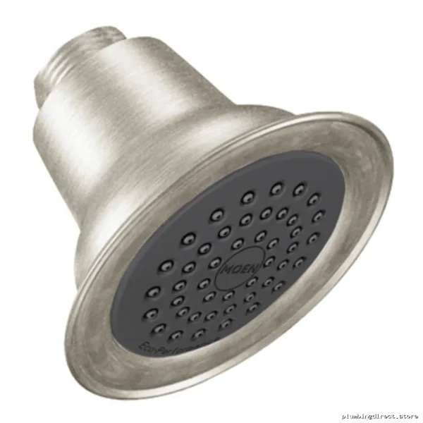 Water-Saving Single Function Commercial Shower Head – Classic Brushed Nickel Moen Model