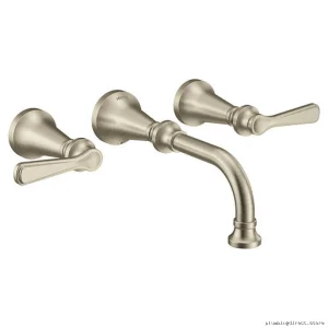 Moen Colinet Wall Mount Faucet Trim in Brushed Nickel - Durable Modern Design TS44104BN