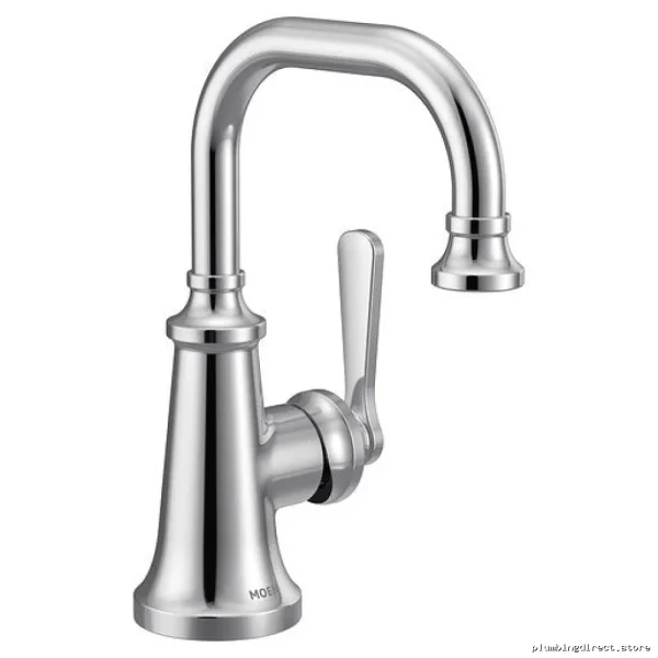 Moen Colinet Chrome Bathroom Faucet - Single Hole, Modern Design S44101