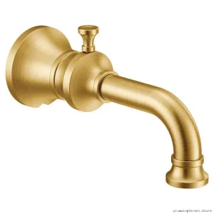 Colinet Tub Spout with Diverter | Brushed Gold S5000BG Moen