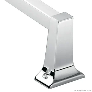 Moen Commercial Grade Chrome Towel Bar - Easy Bathroom Installation