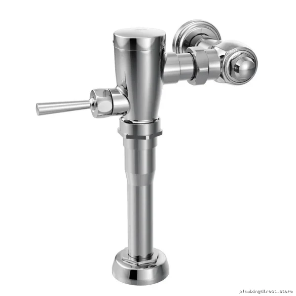 Durable Manual Urinal Flush Valve in Chrome - Commercial-Grade 8314M10 Moen