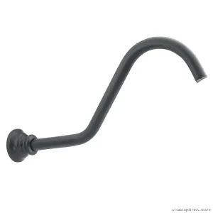 Waterhill 14-inch Wrought Iron Shower Arm - Durable Moen Compatible S113WR