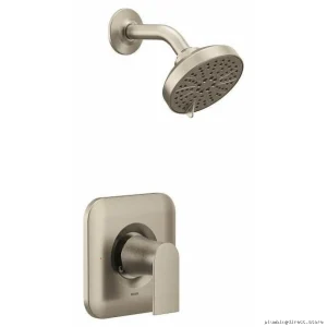 Brushed Nickel Genta LX Posi-Temp Shower Ceiling Trim - Moen Compatible T2472EPBN