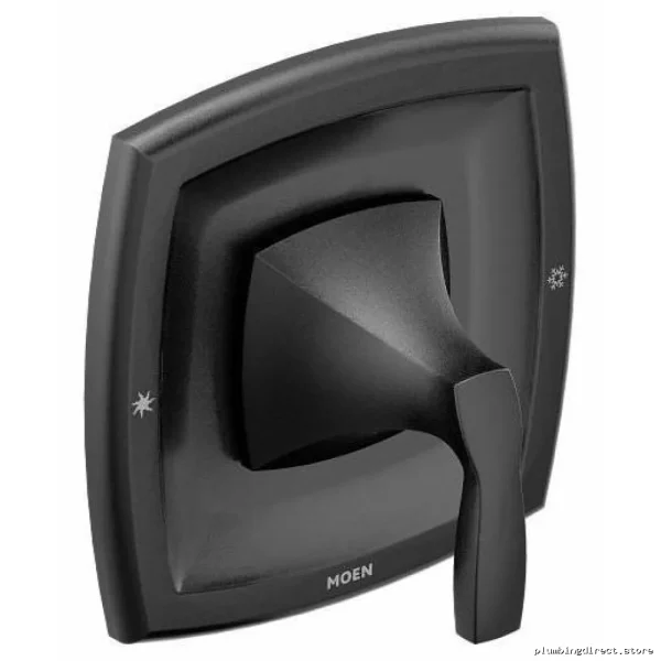 Voss Posi-Temp Matte Black Valve Trim - T2691BL Moen Compatible