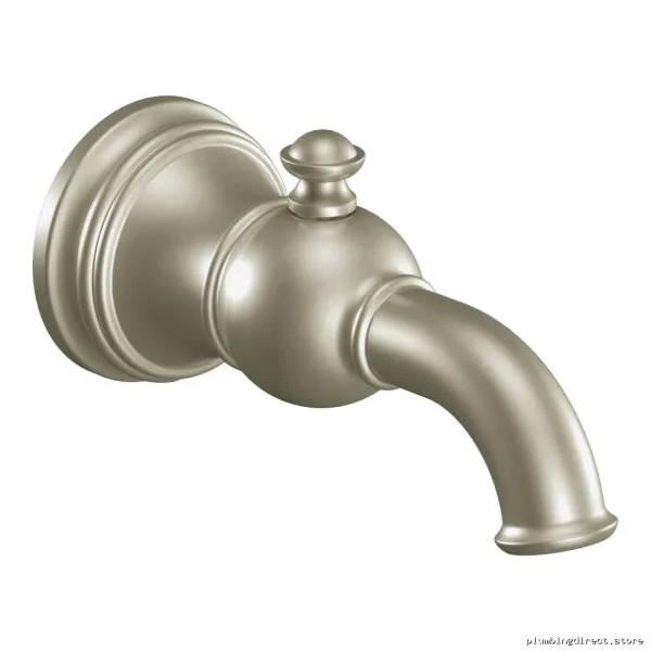 Contemporary Tub Spout with Diverter - Brushed Nickel S12104BN by Moen
