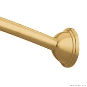 Moen CSR2160BG Adjustable Curved Shower Rod in Brushed Gold