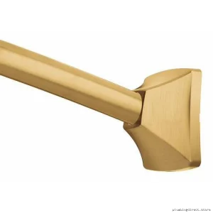 Moen CSR2164BG Adjust Height Curve Bath Accessory – Modern Brass Tone