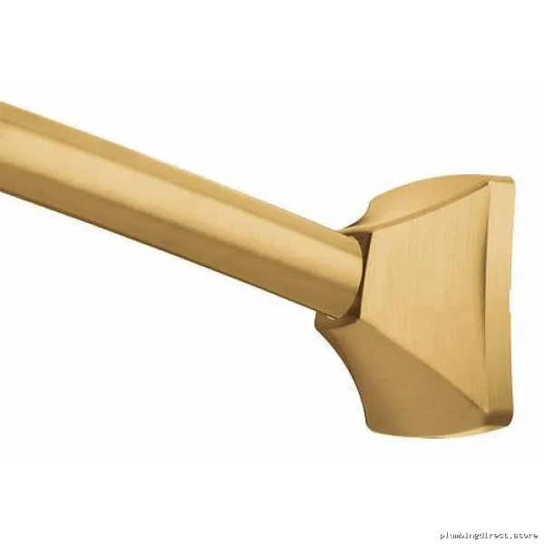 Moen CSR2164BG Adjust Height Curve Bath Accessory – Modern Brass Tone