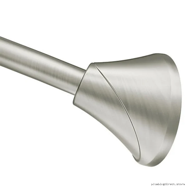 Moen CSR2172BN Brushed Nickel Curved Tension Shower Rod for Spacious Bathing