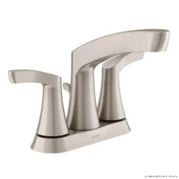 Moen Danika Brushed Nickel Centerset Faucet - Spot Resist, Easy Clean WS84633SRN