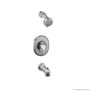 Moen Danika Temperature-Control Chrome Tub & Shower Faucet