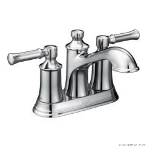 Moen Dartmoor Chrome Centerset Faucet - Stylish Bathroom Upgrade