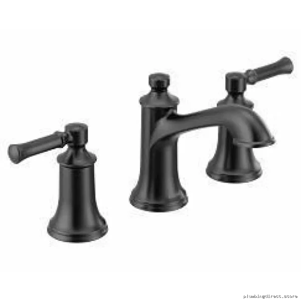 Moen Dartmoor Collection Matte Black Kitchen & Bath Widespread Tap