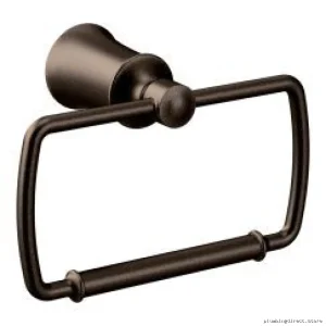Moen Dartmoor Modern Towel Ring - Oil Rubbed Bronze Finish YB2186ORB