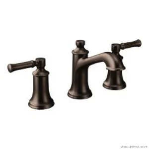 Oil-Rubbed Bronze Widespread Bathroom Faucet Trim | Dartmoor Collection by Moen