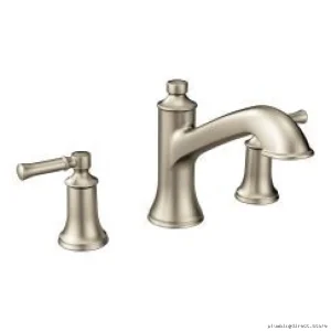 Moen Dartmoor Roman Tub Faucet Trim in Brushed Nickel - T683BN