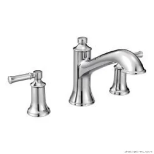 Moen Dartmoor T683 Chrome Roman Tub Faucet Trim – Modern Design