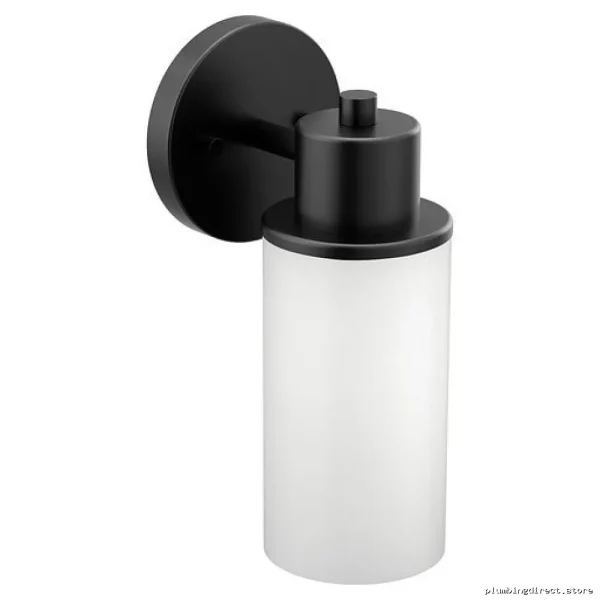 Moen DN0761BL Iso 1-Globe Modern Matte Black Wall Sconce - Image 2