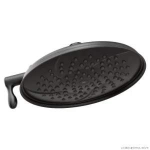 Moen Isabel Dual-Mode 9-Inch Rainfall Shower Head - High-Pressure Matte Black