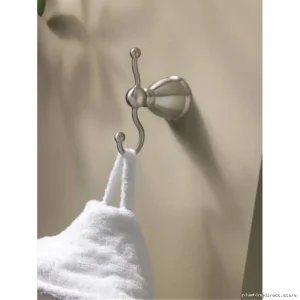 Moen Double Robe Hooks in Brushed Nickel Finish - Y3103BN
