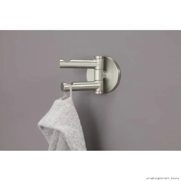 Moen Brushed Nickel Double Swivel Wall Mount Hook