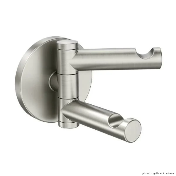 Moen Brushed Nickel Double Swivel Wall Mount Hook - Image 2
