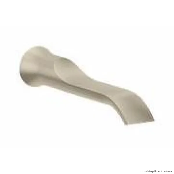 Moen TFS3836BN Doux 10 Tub Spout in Brushed Nickel - Modern Bathroom Water Spout