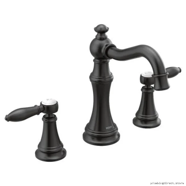 Durable Matte Black Weymouth Bathroom Faucet Trim - TS42108BL Moen
