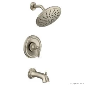 Eco-Friendly Brantford Posi-Temp Tub & Shower Trim - Brushed Nickel Fixture T2253EPBN Moen