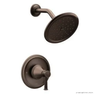 Eco-Friendly Oil Rubbed Bronze Shower Trim with Temperature Control - Moen