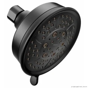 Moen 4-in-1 Eco-Friendly Shower Head with Water Saving Tech - Matte Black 3638EPBL
