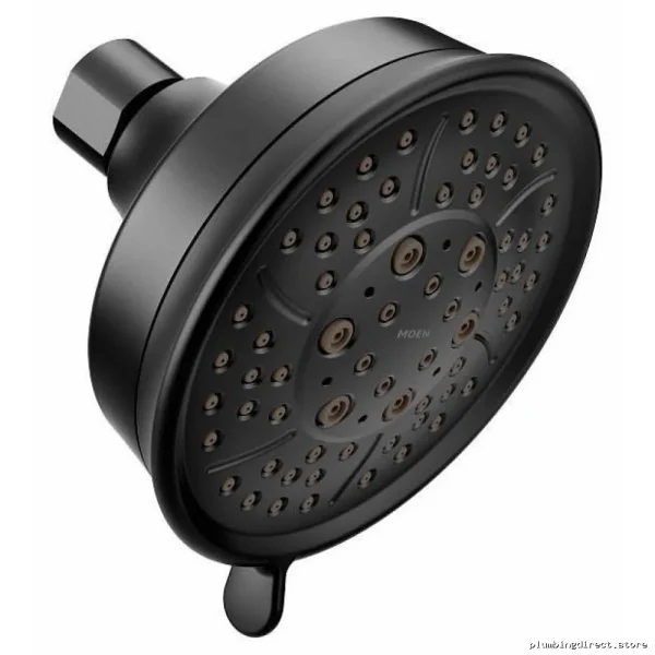 Moen 4-in-1 Eco-Friendly Shower Head with Water Saving Tech - Matte Black 3638EPBL