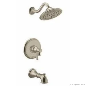 Moen Eco Performance Bath Faucet Kit for Tub/Shower Trim in Brushed Nickel