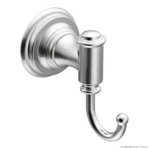 Moen Ellsworth Chrome Single Robe Hook - Stylish Bathroom Storage Solution