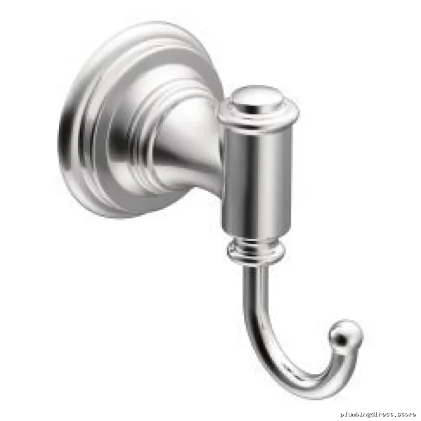Moen Ellsworth Chrome Single Robe Hook - Stylish Bathroom Storage Solution