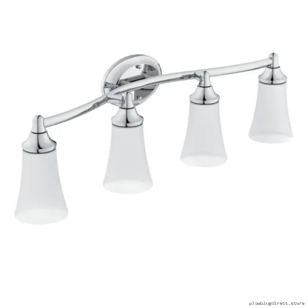 Moen Eva Chrome 4-Light Globe Wall Sconce