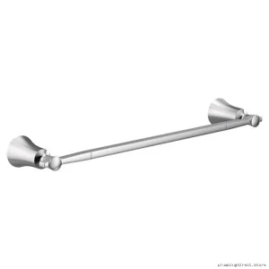 Moen Flara 24-Inch Chrome Towel Bar YB0324CH for Modern Bathrooms