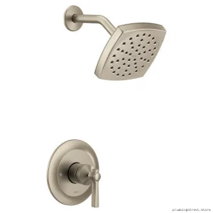 Moen Flara Brushed Nickel Shower Trim Kit - Modern Easy Install