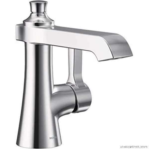 Moen Flara Chrome Single-Hole Bathroom Faucet