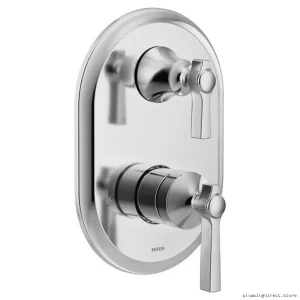Chrome Integrated Diverter Valve Trim | Flara M-Core 3 Series (UTS2411) Moen