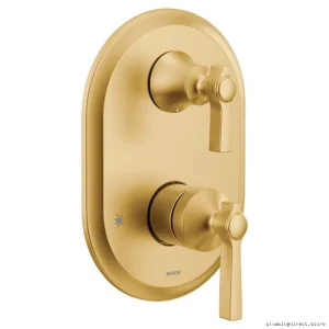 Moen Flara M-Core 3 Shower Trim with Diverter - Brushed Gold
