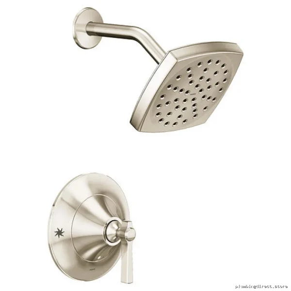 Moen TS2912EPNL Flara Shower Trim with Precision Temperature Control & Eco-Friendly Design in Polished Nickel