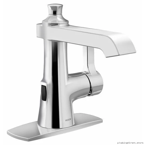 Flara Smart MotionWave Single Hole Bathroom Faucet - Chrome Envision Series Moen
