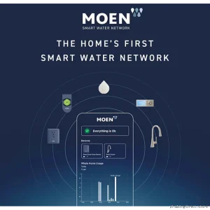 Moen Flo Smart Water Leak Prevention System with Auto Shutoff & 25' Cable